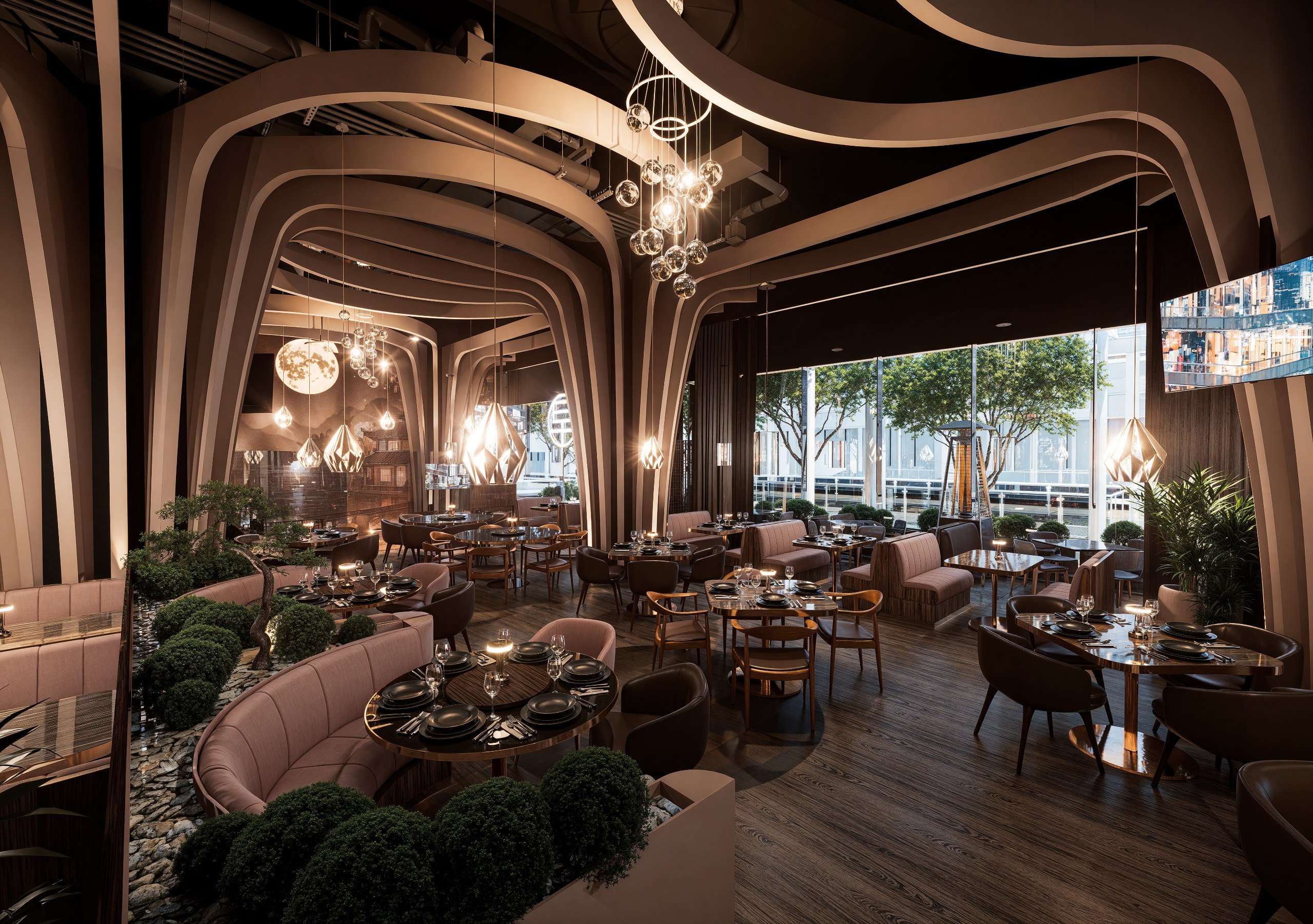 ZAO Restaurante Cantonés — proyecto de diseño destacado de SÉPTIMA